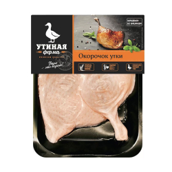 Окорочок Утки Утиная Ферма с Кожей Замороженный 700г