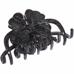 Заколка - краб для волос «AKS - MANTANA», микс 6 цветов, цветок, 11*6см