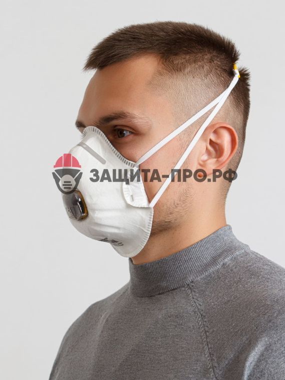 Респиратор Spirotek VS2200 AV , FFP2, с клапаном выдоха