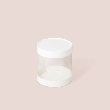 Коробка - Тубус под торт Белый Д 16 см * В 16 см