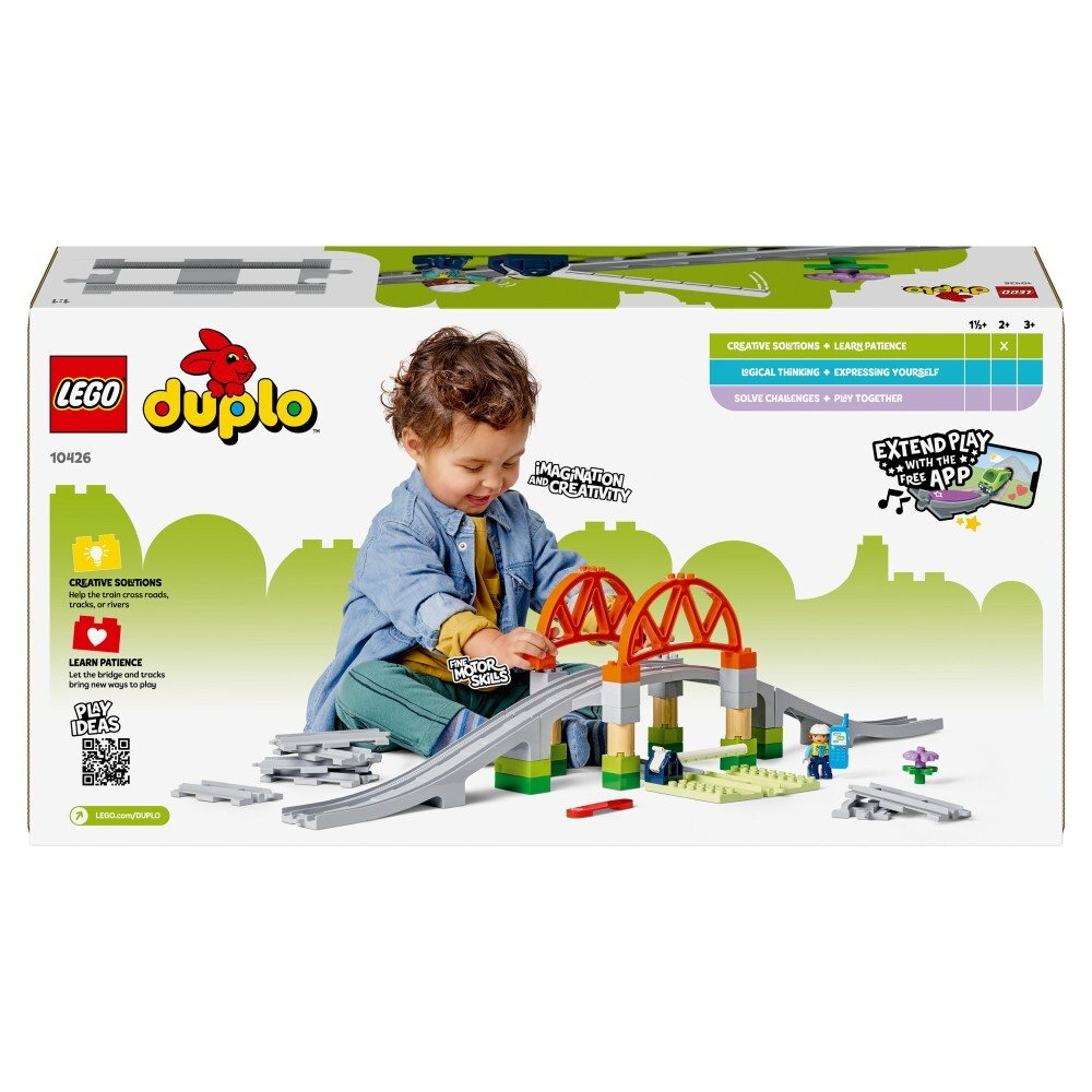 LEGO DUPLO Town / Мост и железнодорожные пути / набор расширения 10426