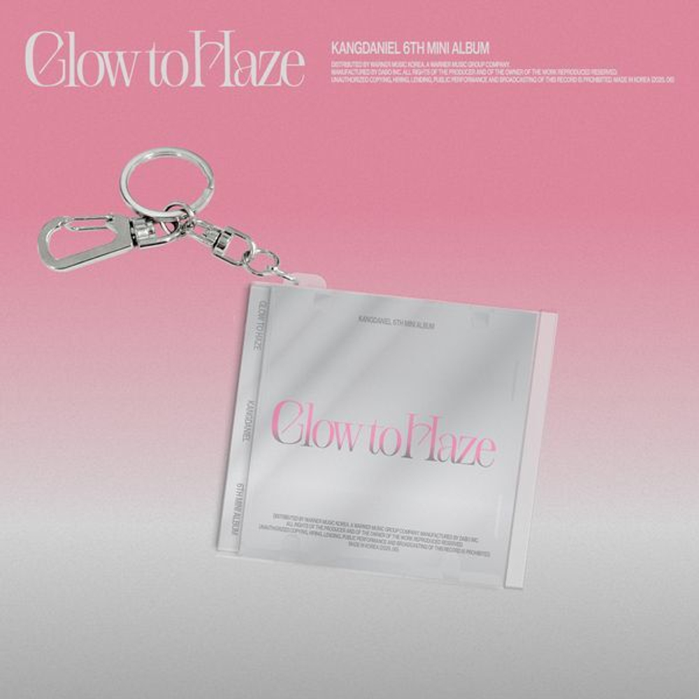 Альбом KANG DANIEL - Glow to Haze [MINI CD KEYRING ver.]