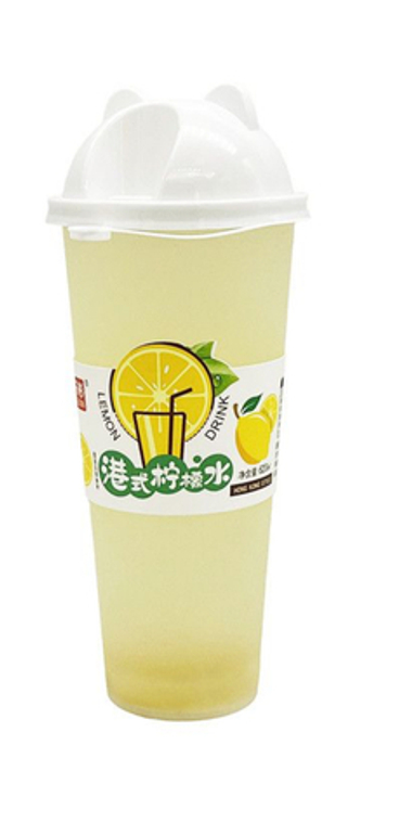 Фруктовый напиток  Лимон с кусочками желе .  Китай