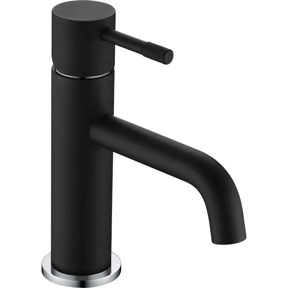 Смеситель для раковины Boheme Uno 461-BCR black chrome