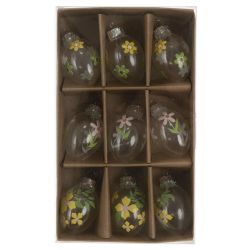 GAEM Набор из 9-ти изделий декоративных подвесных "Яйцо" (3*5), L10,5 W18,5 H3,5 см