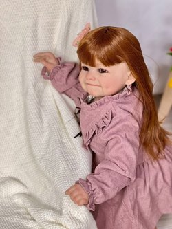 Кукла Реборн мягконабивная 65см в пакете (FA-805)