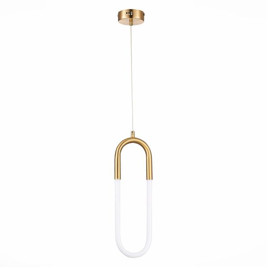 SL1579.303.01 Подвес ST-Luce Латунь/Латунь, Белый LED 1*14W 3000K MOFISTO