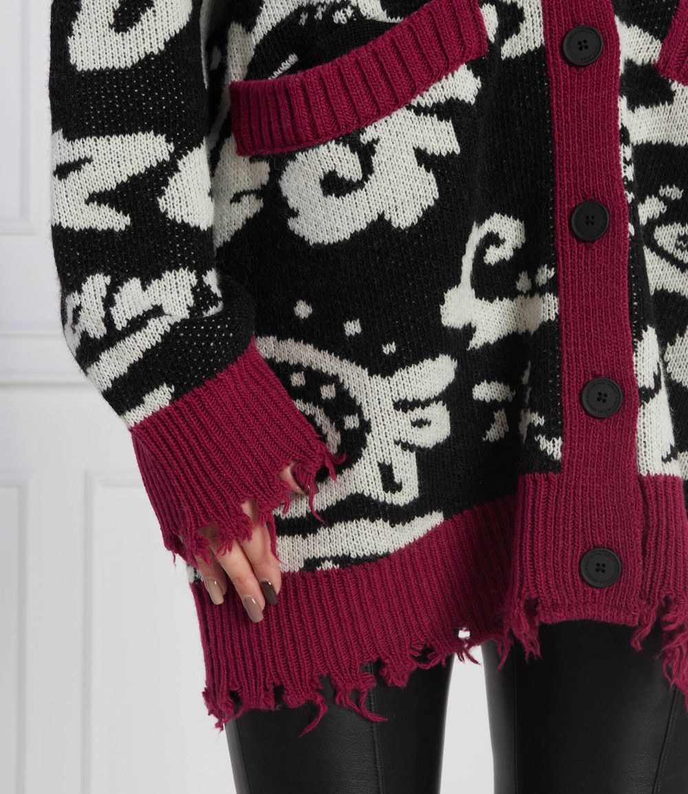 кардиган Versace Jeans Couture - черный(73HAFM03CM02G)