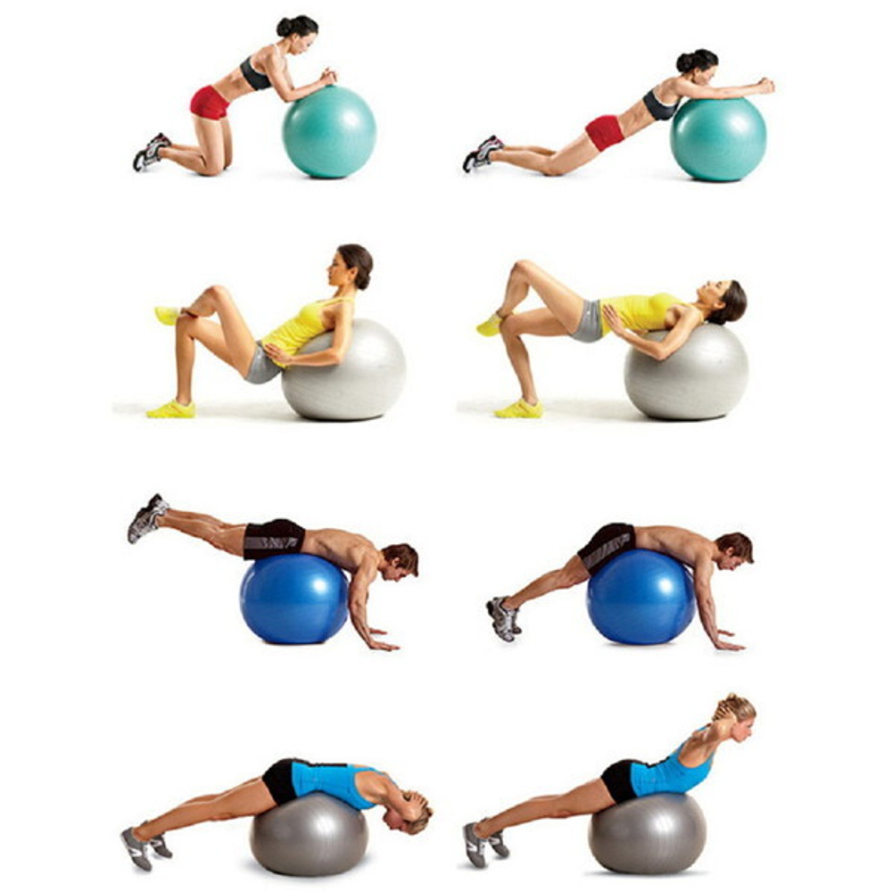 Фитбол Sportage полумассажный 75 см 1000гр ( с насосом), Фуксия