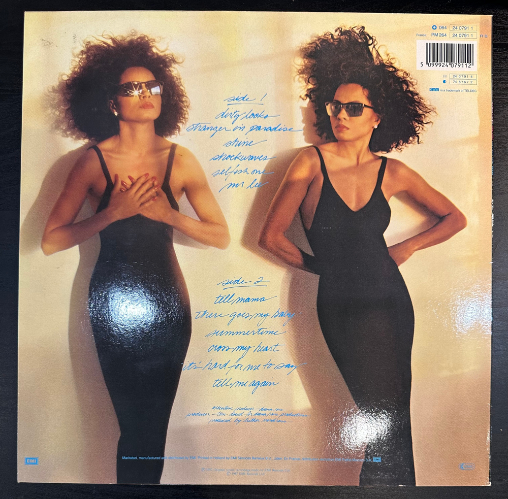 Diana Ross - Red Hot Rhythm + Blues (Голландия 1987г.)