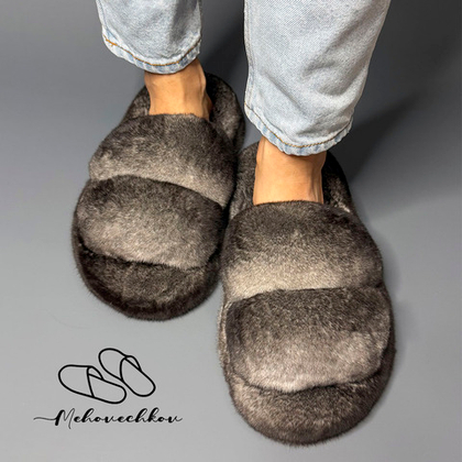 Обувь из меха шиншиллы | Натуральный мех