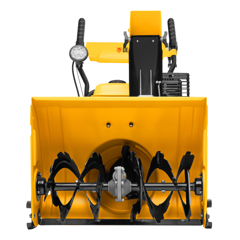 Бензиновая снегоуборочная машина SB 560 LP, 212 cc, электростартер, фара Denzel