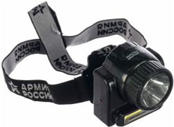 Налобный фонарь ЭРА Армия России GA-501 Гранит черный