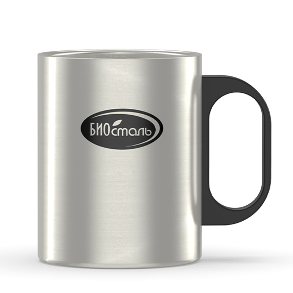 Термокружка Biostal (0,35 литра) с пластиковой ручкой