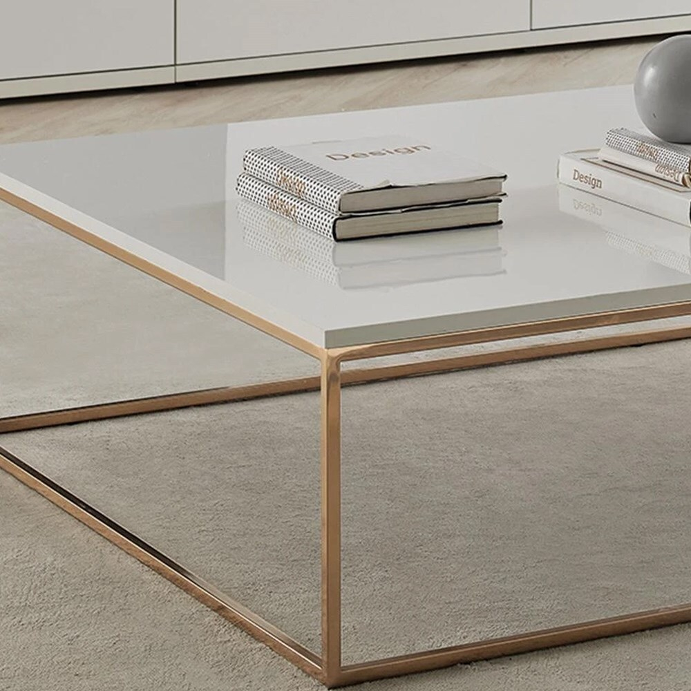 Стол журнальный (белый) ENZA HOME LEGATO EH60858