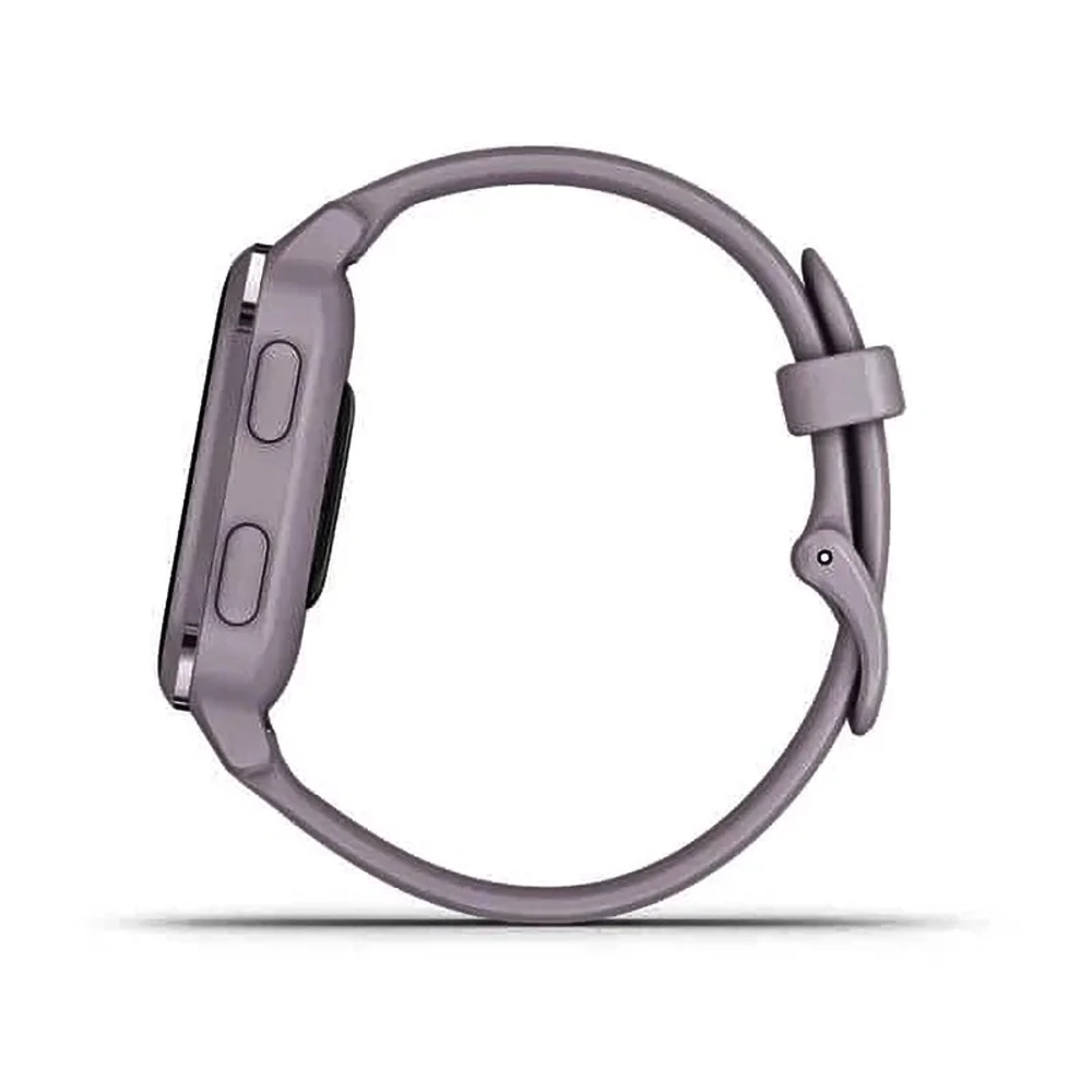 Смарт-часы Garmin Venu Sq орхидея с алюминиевым безелем и с силиконовым ремешком 010-02427-12