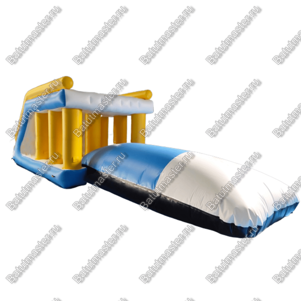 Катапульта Блоб с вышкой «Аква взлёт» 4×3×3 м, блоб 6×2 м