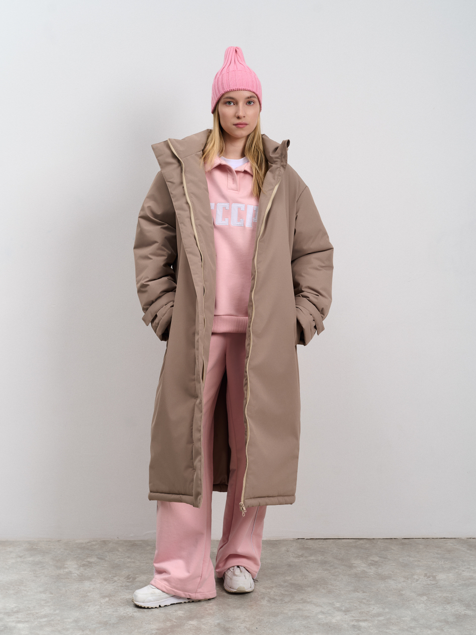 Пальто женское демисезонное "Ливерпуль" бежевый