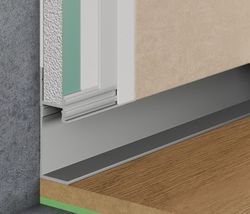 Теневой плинтус скрытого монтажа Pro Design 7210 анодированный, 2700x17,5x48,5 мм