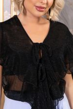 Платье Анхела (черно-голубое) П14750-39М LT Collection