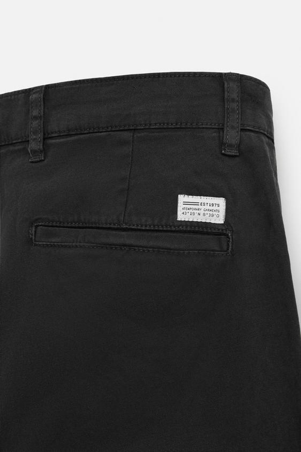 ZARA БРЮКИ ЧИНОС SKINNY FIT, ЧЕРНЫЙ