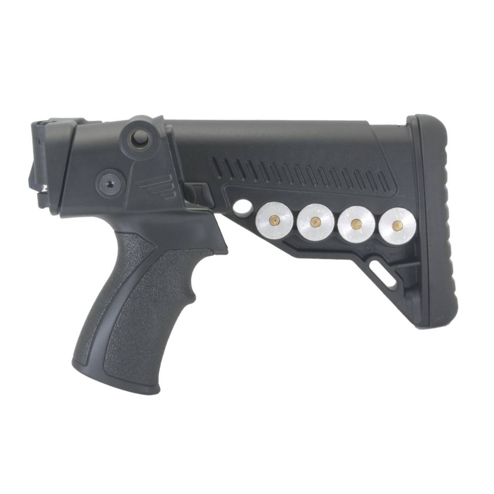 Складной приклад Бекас 12, 16, DLG Tactical. Черный