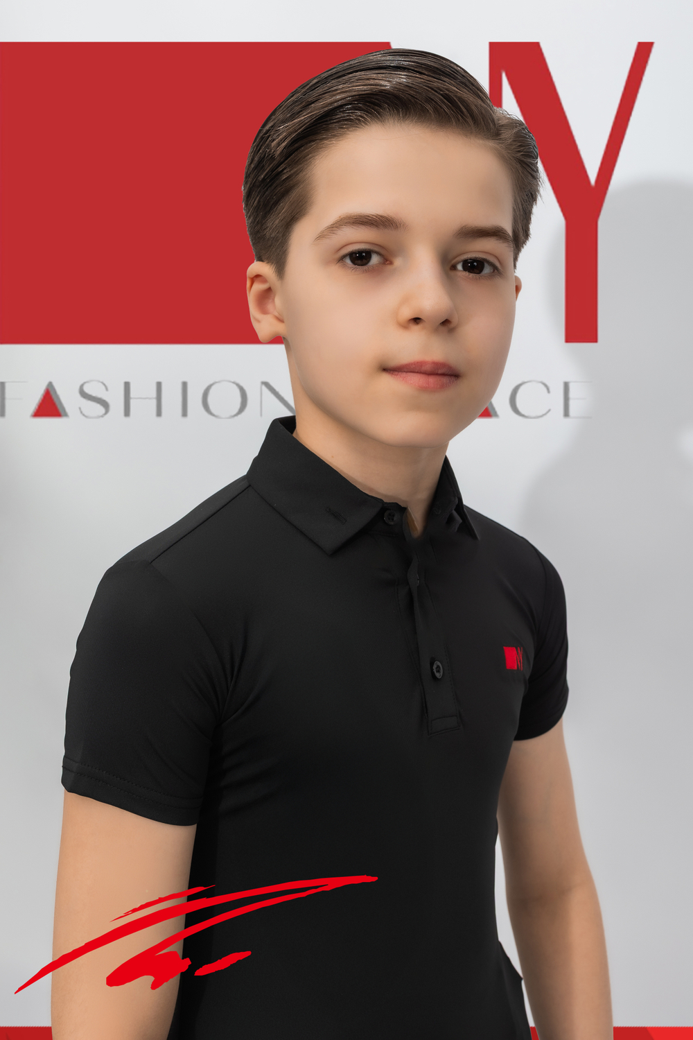 Поло Kids Dry-Fit black