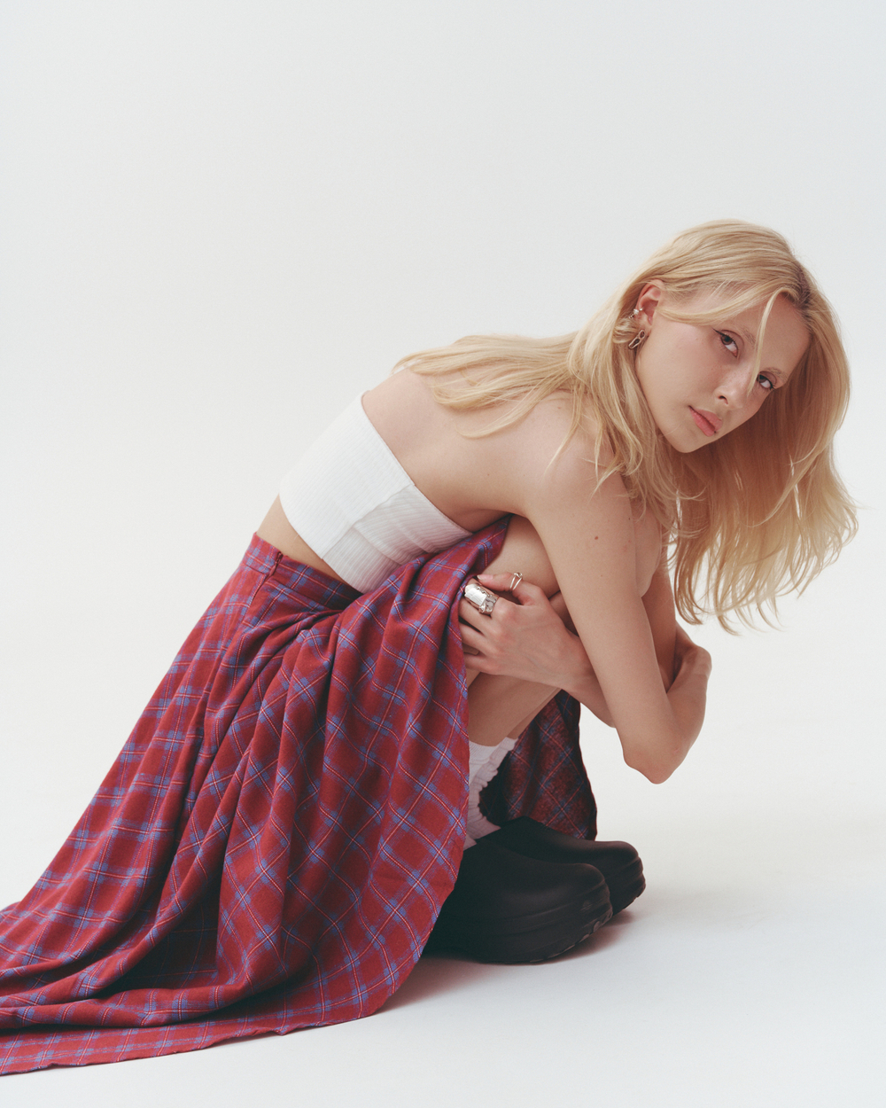 A-line Skirt Wine
