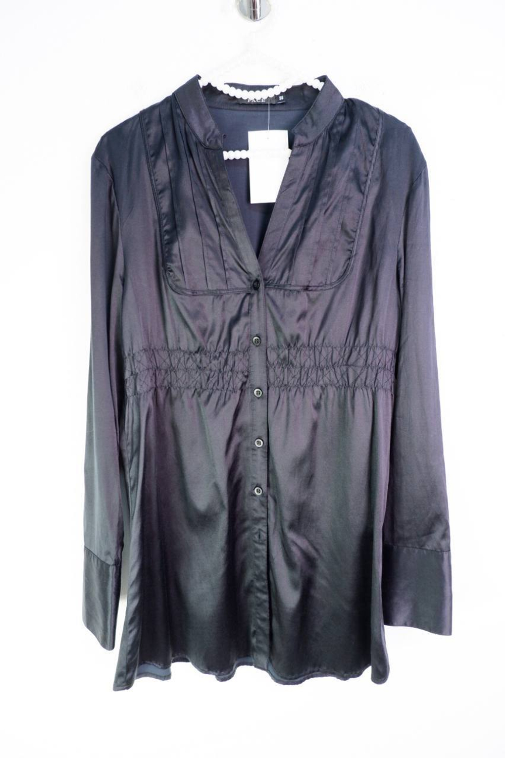 Блузка Your Face атласная, маркировка 38, визуально на 44 размер