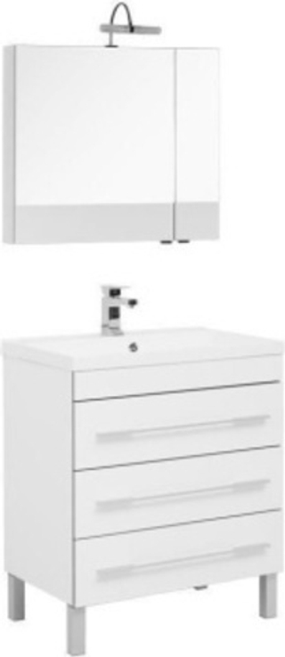 Мебель для ванной Aquanet Верона NEW 75 белый (напольный 3 ящика)