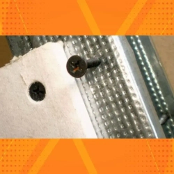 Саморез по металлу ГМ, гипсокартон-металл, черный 3,5х25 (100 шт).