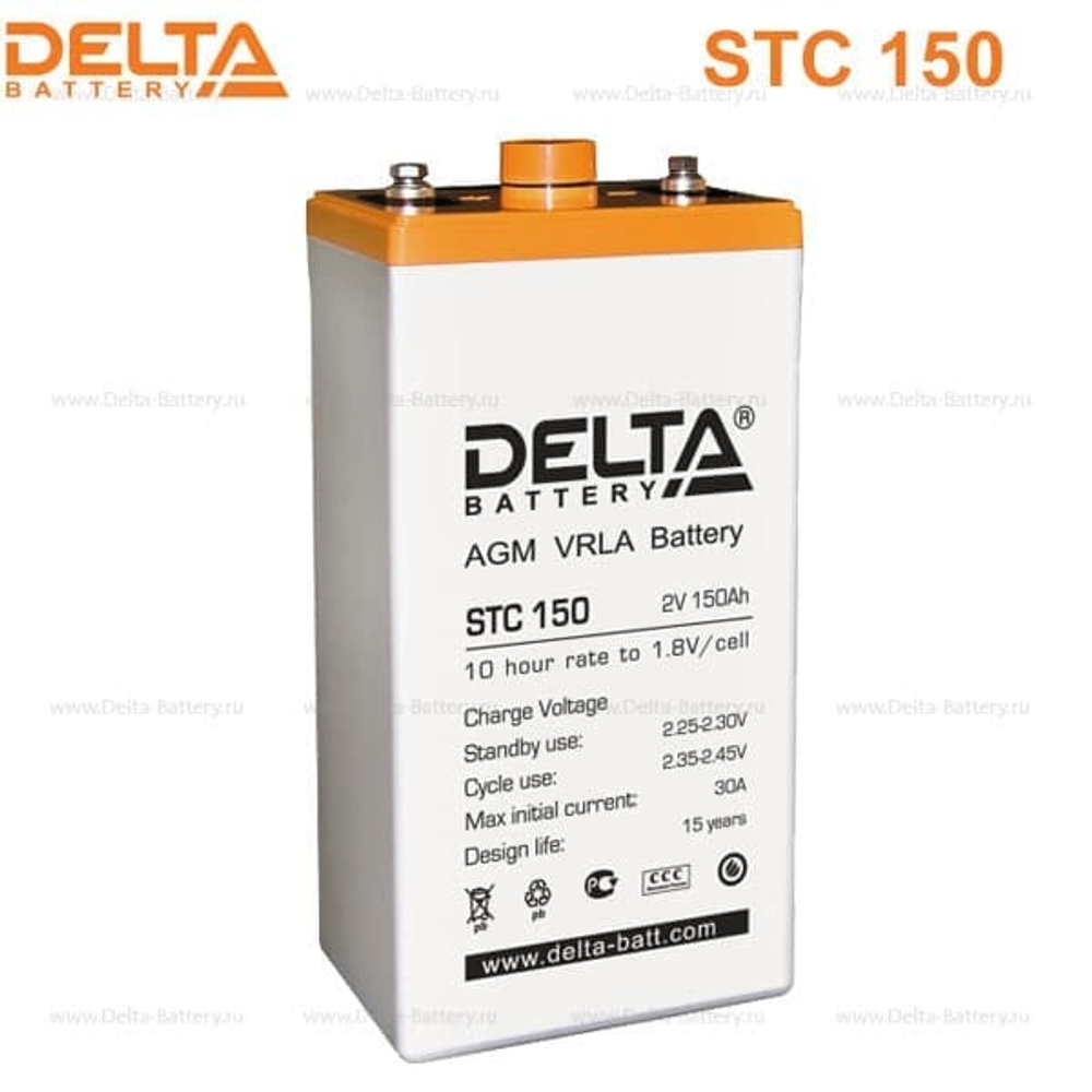 Аккумуляторная батарея Delta STC 150 (2V / 150Ah)