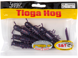 Мягкая съедобная приманка LJ Pro Series Tioga HOG 4.5 in (11.4 мм), цвет S63, 5 шт