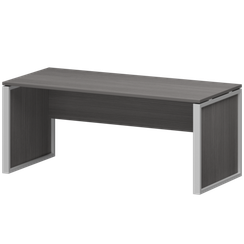 Стол руководителя НТМ-180 Лиственница/Металлик 1800x800x750 Аргентум-М