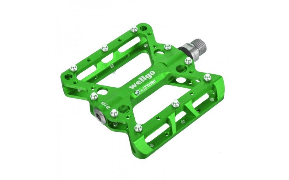 Педали BMX/Downhill алюминиевые B150 Green WELLGO