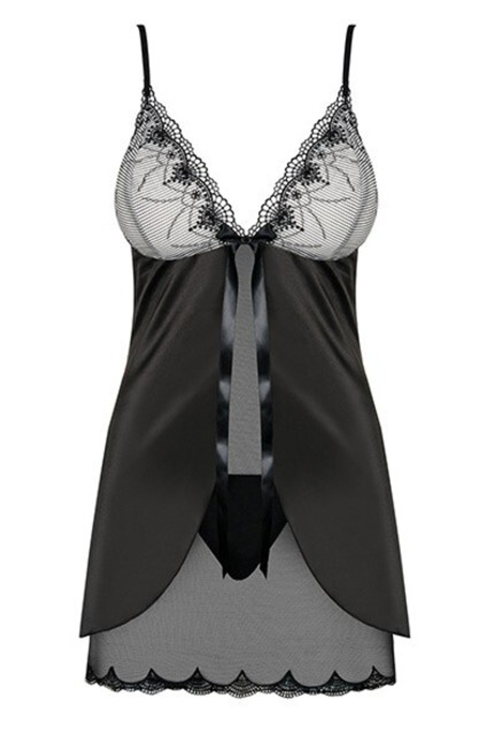 Беби долл черный с элегантным бантиком Greylita SM (42-44) (Цвет: черный)