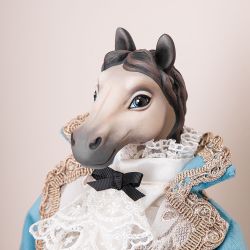 Кукла интерьерная коллекционная Конь Маверик