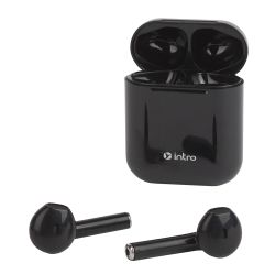 Intro BI1600 Bluetooth-гарнитура сенсорная ultra slim, с зар. кейсом, черная