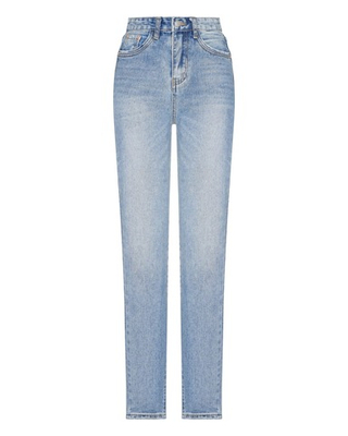 Джинсы из 100% котона denim, голубой