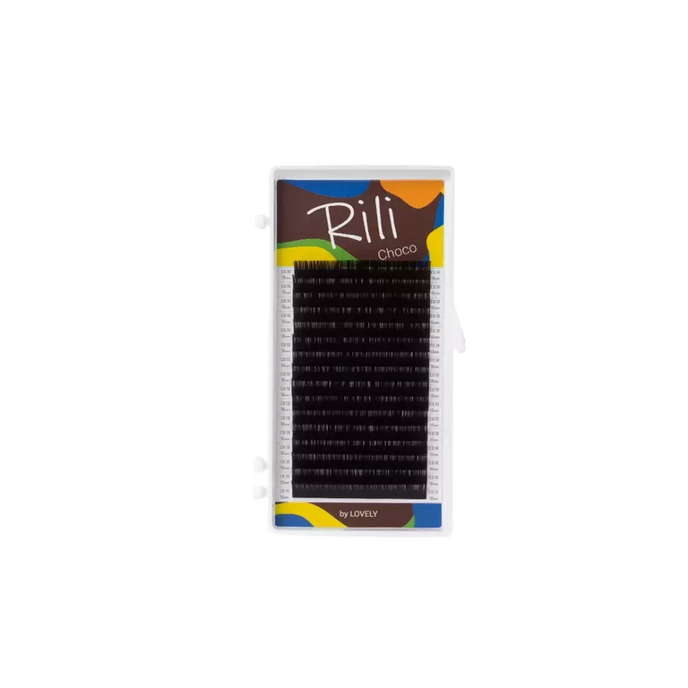 Темно-коричневые ресницы Rili Choco - 16 линий