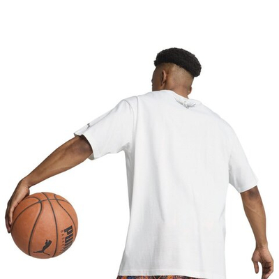 Баскетбольная футболка Puma Melo Alien Skins Basketball T-shirt White