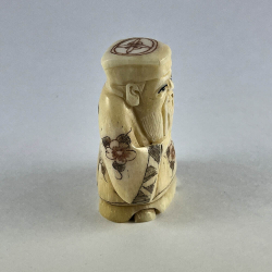 Статуэтка нэцкэ Дзюродзин с катаной