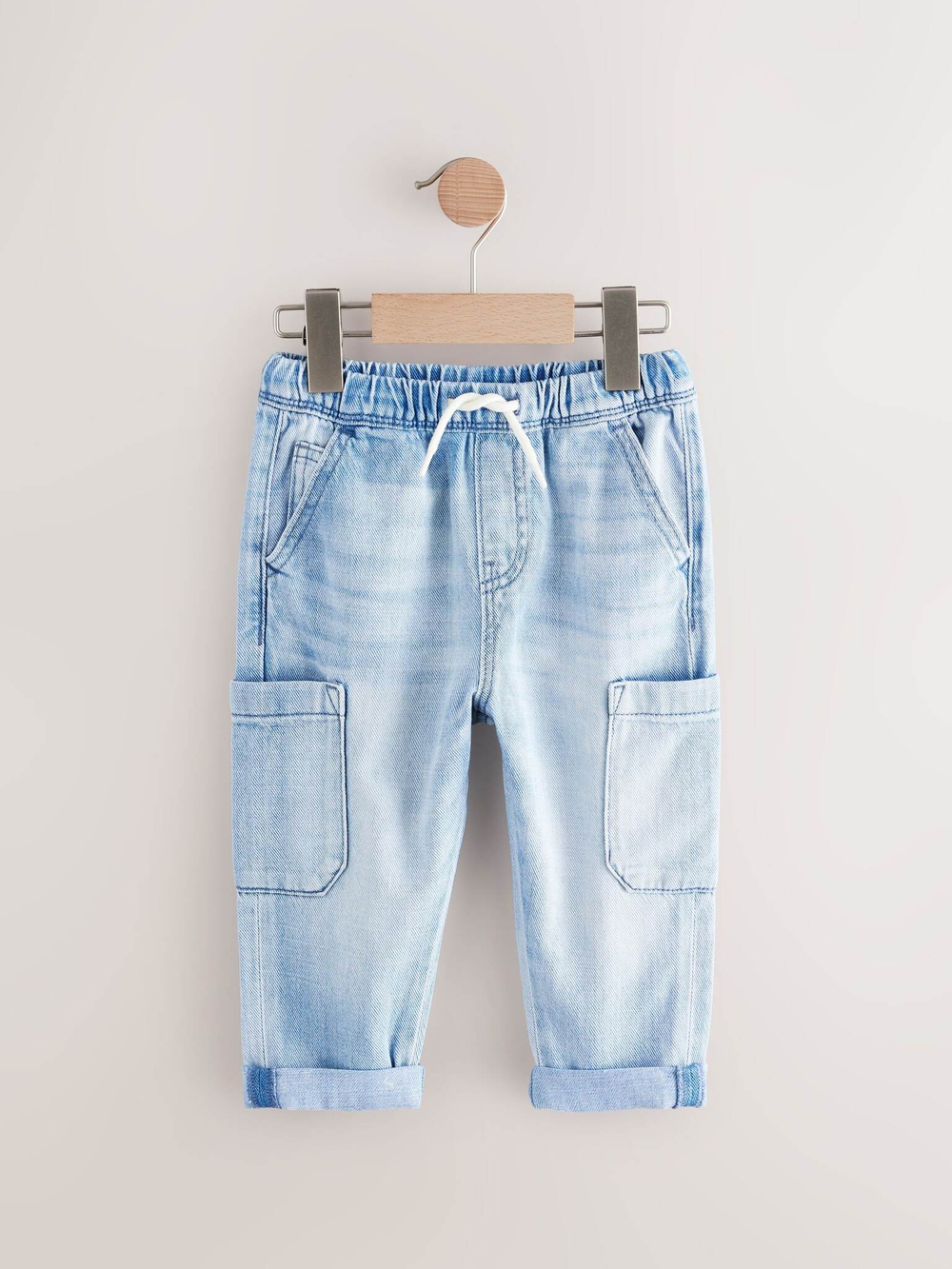 Джинсы карго для мальчика Next E45-344, Голубой