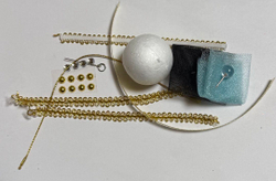 Новогодняя игрушка своими руками "Чудо-Шар. Королевский орнамент".