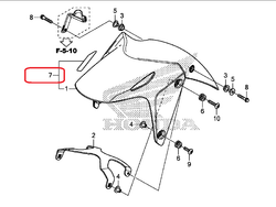 61110-MGZ-D10ZE (61110-MGZ-D11ZE), FENDER SET, FR. (WL) *TYPE2* (TYPE2 ). Front Fender Honda CBR500R, BLACK, 2013-2015