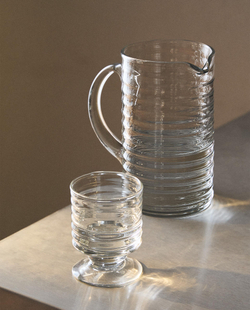 Zara Home кувшин из стекла, цвет прозрачный, 17 см