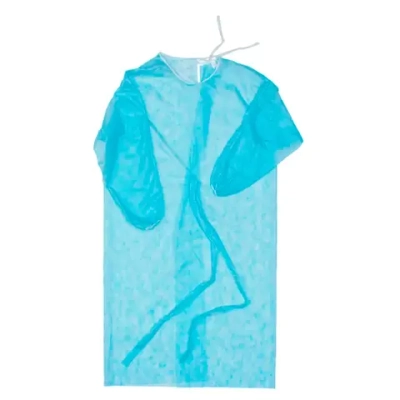 Халат хирургический нестерильный 140 см плотность 25 размер 56-58 рукав резинка