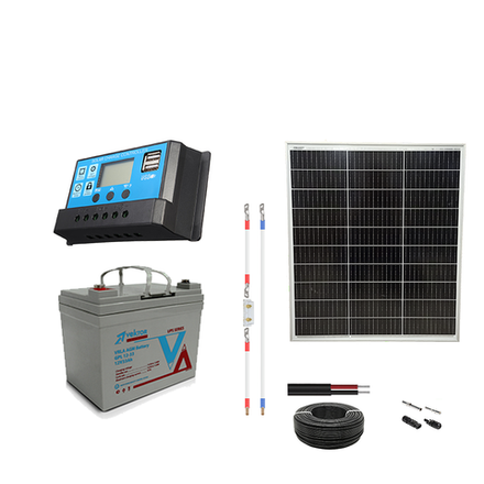 Автономная Солнечная Электростанция 33Ач 10А [СЭС-100-33-10А]