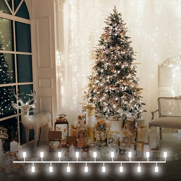 Новогодняя гирлянда нить 400-002 10м IP20 белый Elektrostandard