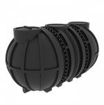 Емкость подземная горизонтальная Мультпласт M15 15000 л. горизонтальная (4390x2400x2400см;560кг;черный) - арт.555434.31